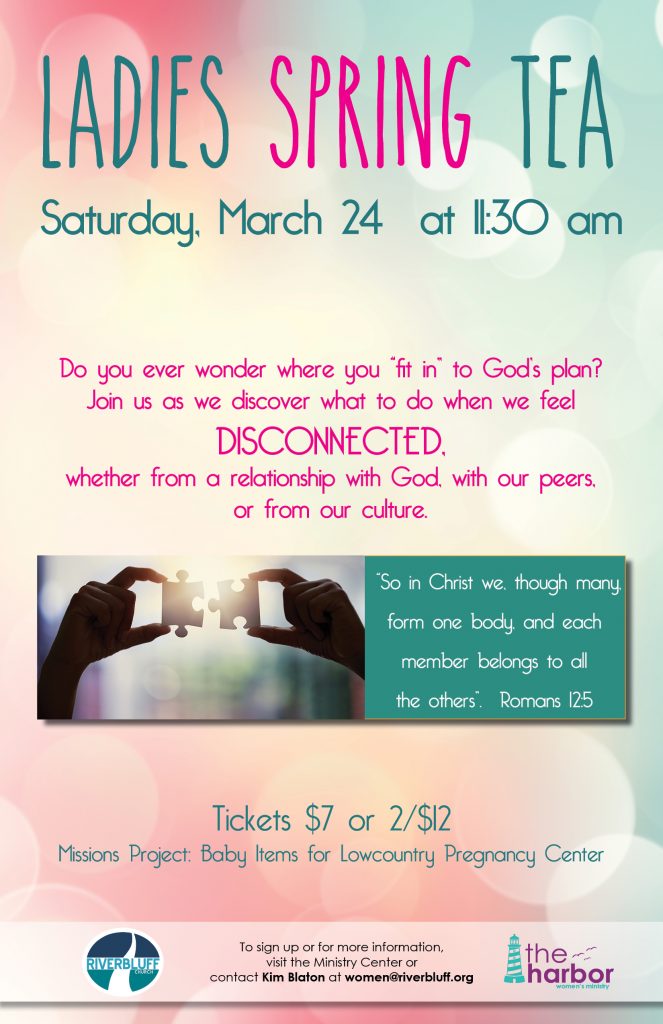 Christian Spring Tea Ladies Annual Spring Tea - Riverbluff Church